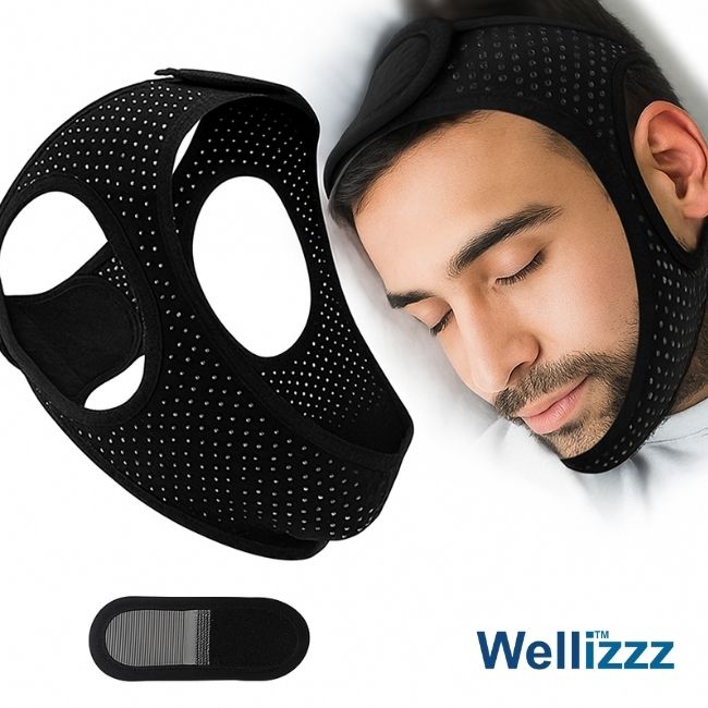 רצועת סנטר מפסיקה נחירות