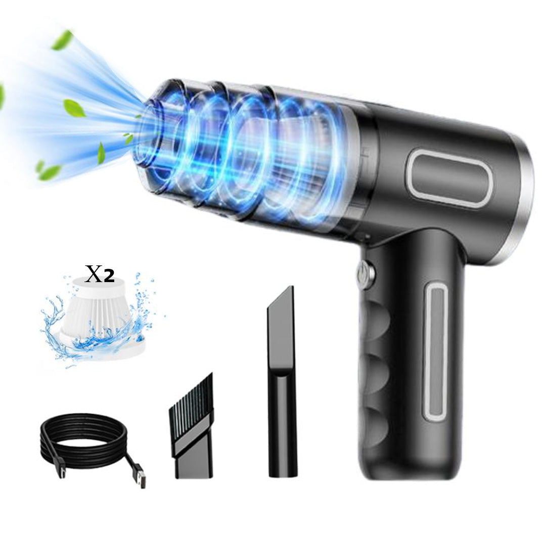 שואב אבק אלחוטי נייד סופר חזק – לרכב, לספות וכל פינה בבית