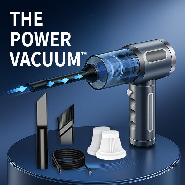 שואב אבק אלחוטי נייד סופר חזק – לרכב, לספות וכל פינה בבית