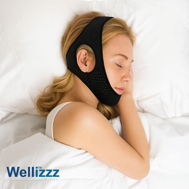 רצועת סנטר מפסיקה נחירות