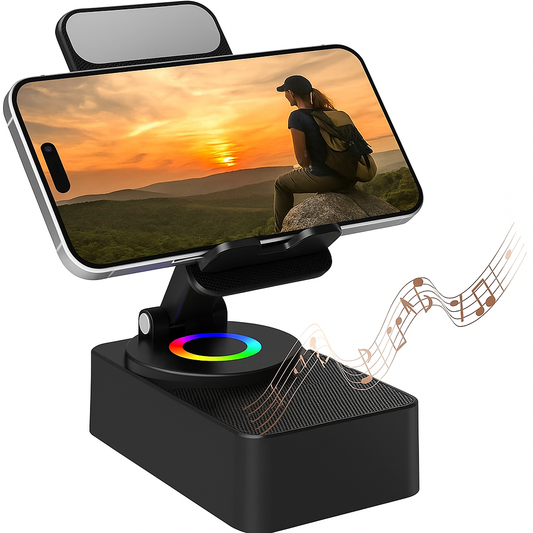 ™PowerUp Sound סטנד רמקול עוצמתי 3 ב- 1