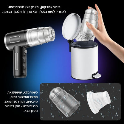 שואב אבק ידני אלחוטי 